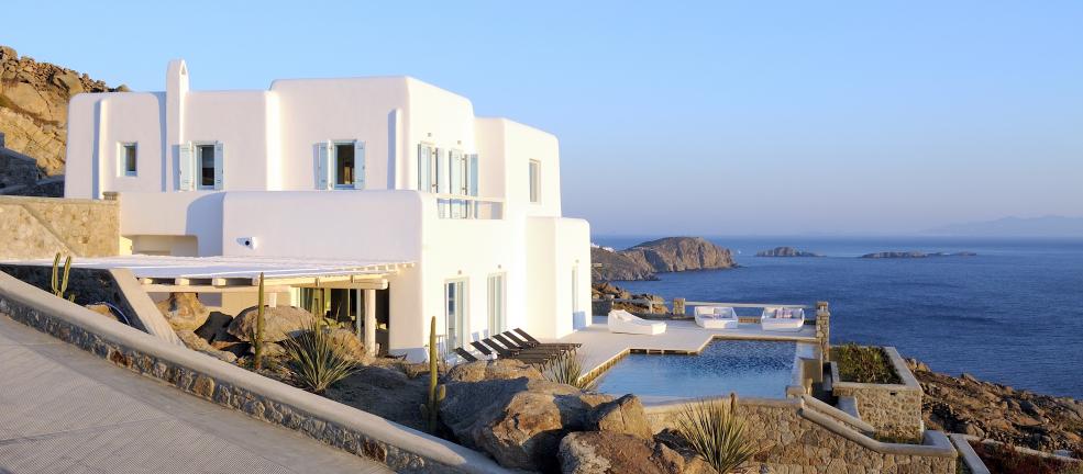 exterior villa mykonos